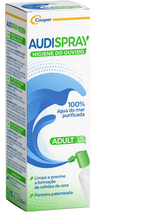 Audispray Adult Începând de la 12 ani, spray cu o compoziție 100% naturală pentru curățarea ușoară și eficientă a urechilor. Se utilizează pentru prevenirea formării dopurilor de cerumen.