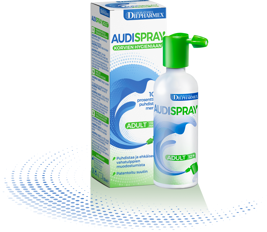 Audispray Adult : Rengöringsspray för Öronhygien