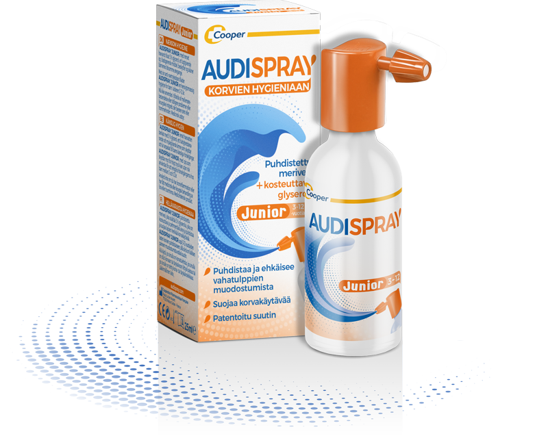 Product to clean children's ears without coton buds, Audispray Junir