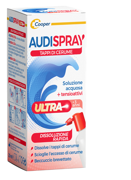 Audispray ultra est LA solution pour traiter les bouchons de cérumen.