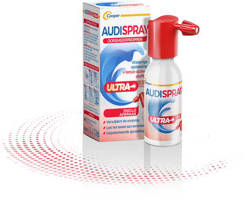 Audispray Ultra, eliminate wax plug
